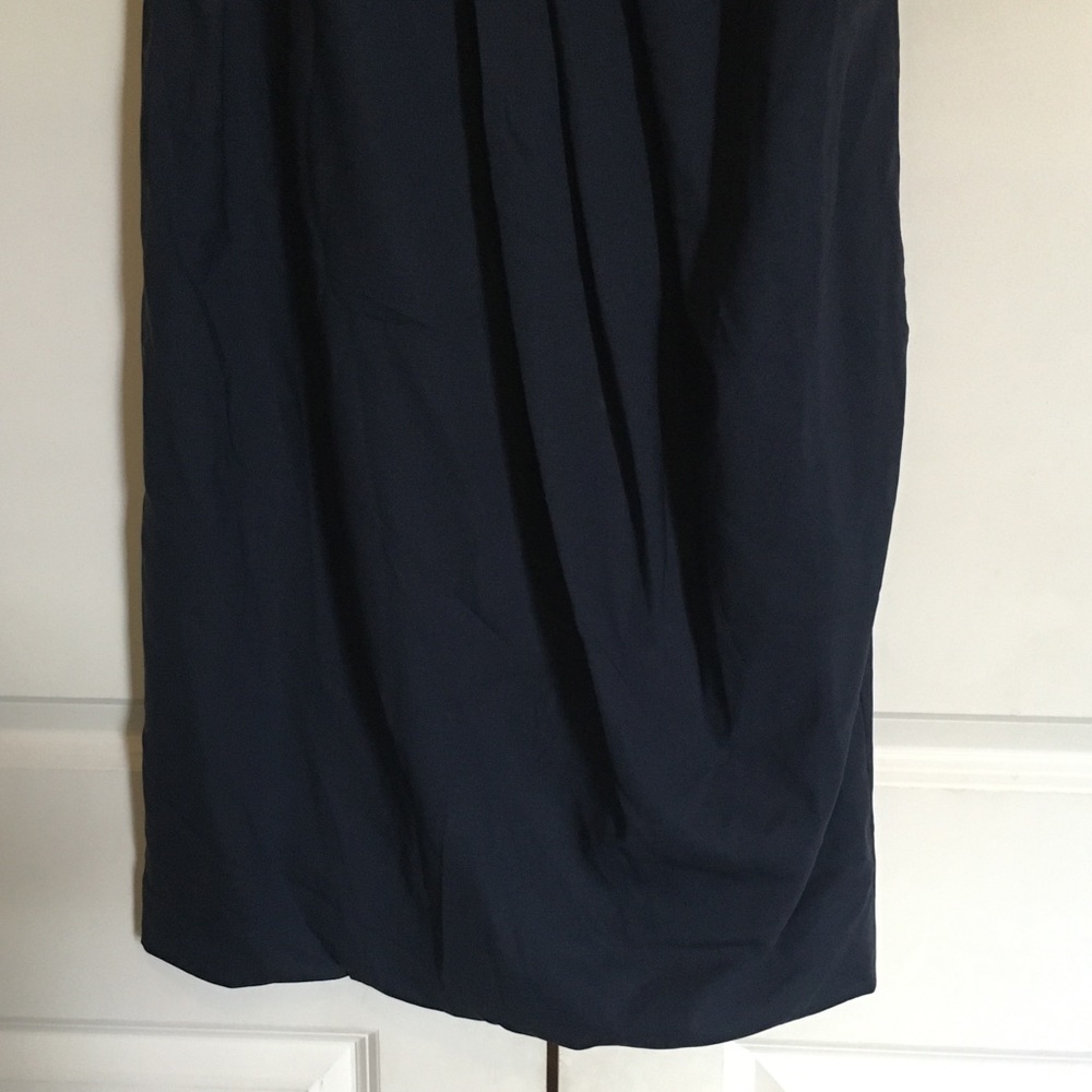 Amelia Toro Navy Blue Classic Dress, size it has Pockets! Size 10 - Picture 6 of 13